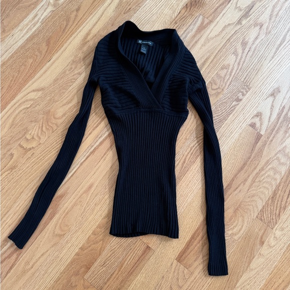 y2k vintage long sleeve black sweater - Picture 4 of 4